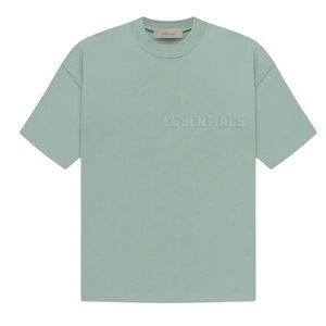 Fear of God‎ Essentials Sycamore Green Tee Shirt Logo Short sleeve Tee Small